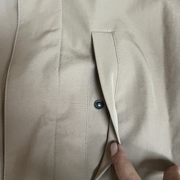 Brooks Brothers Tan Brown Field Jacket Size XXL Casual Chore Rain Coat - Picture 7 of 16